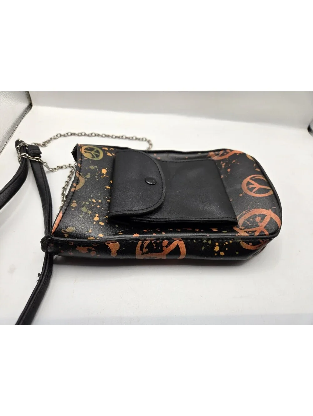 NOBO No Boundaries Women’s Phone Crossbody Bag / Black -Multicolor - silver